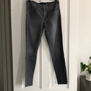 Joe’s Jeans grey wash skinny ankle jean